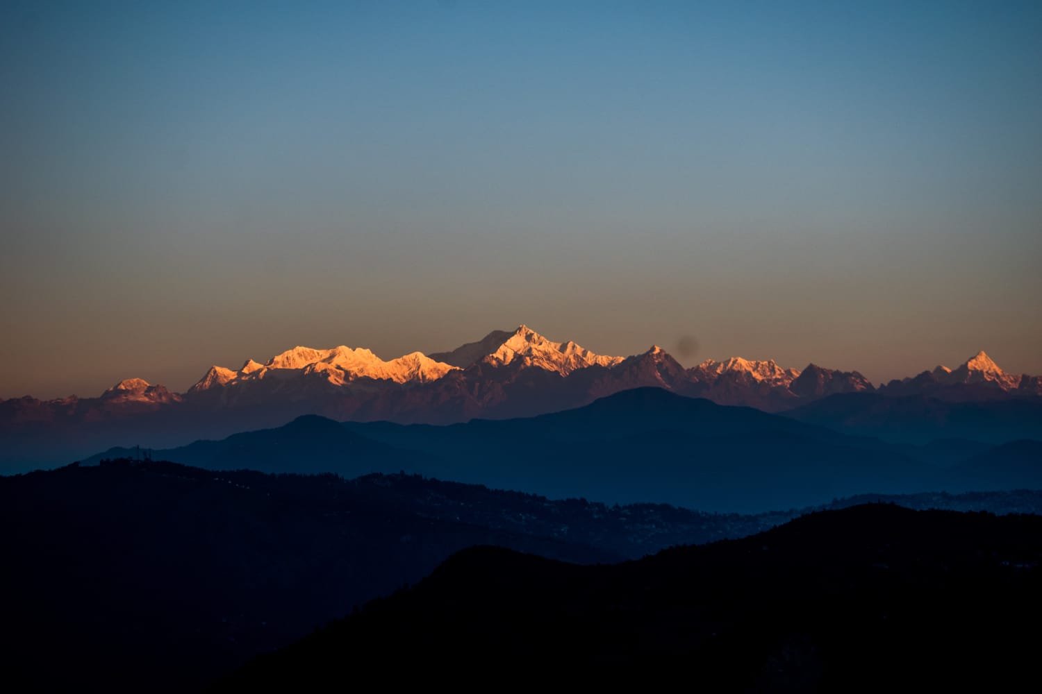 Kanchenjunga mountains